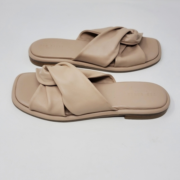 TED BAKER PEBBA KNOT FRONT FLAT SANDALS IN BLUSH SIZE EU 36 WOMEN SLIP ON SHOES - Picture 6 of 11